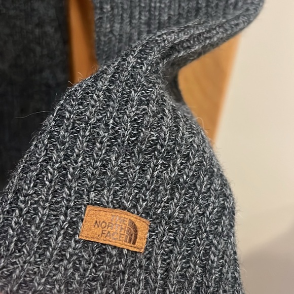 This is a gray The North Face wool dress - Picture 2 of 5